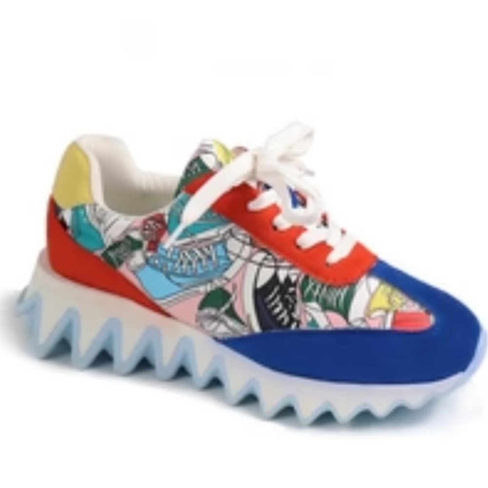 Alessia-2 Sneakers with Unique Design and Edgy Sole different colors sizes